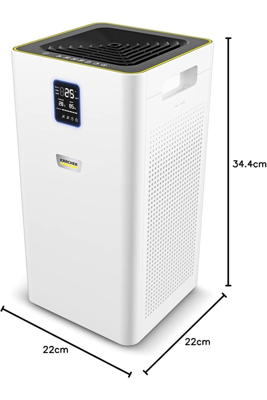 Kärcher  Hava Temizleyici, 20 m² temizleme alanı, Akış hızı 220 m³ hava/saat