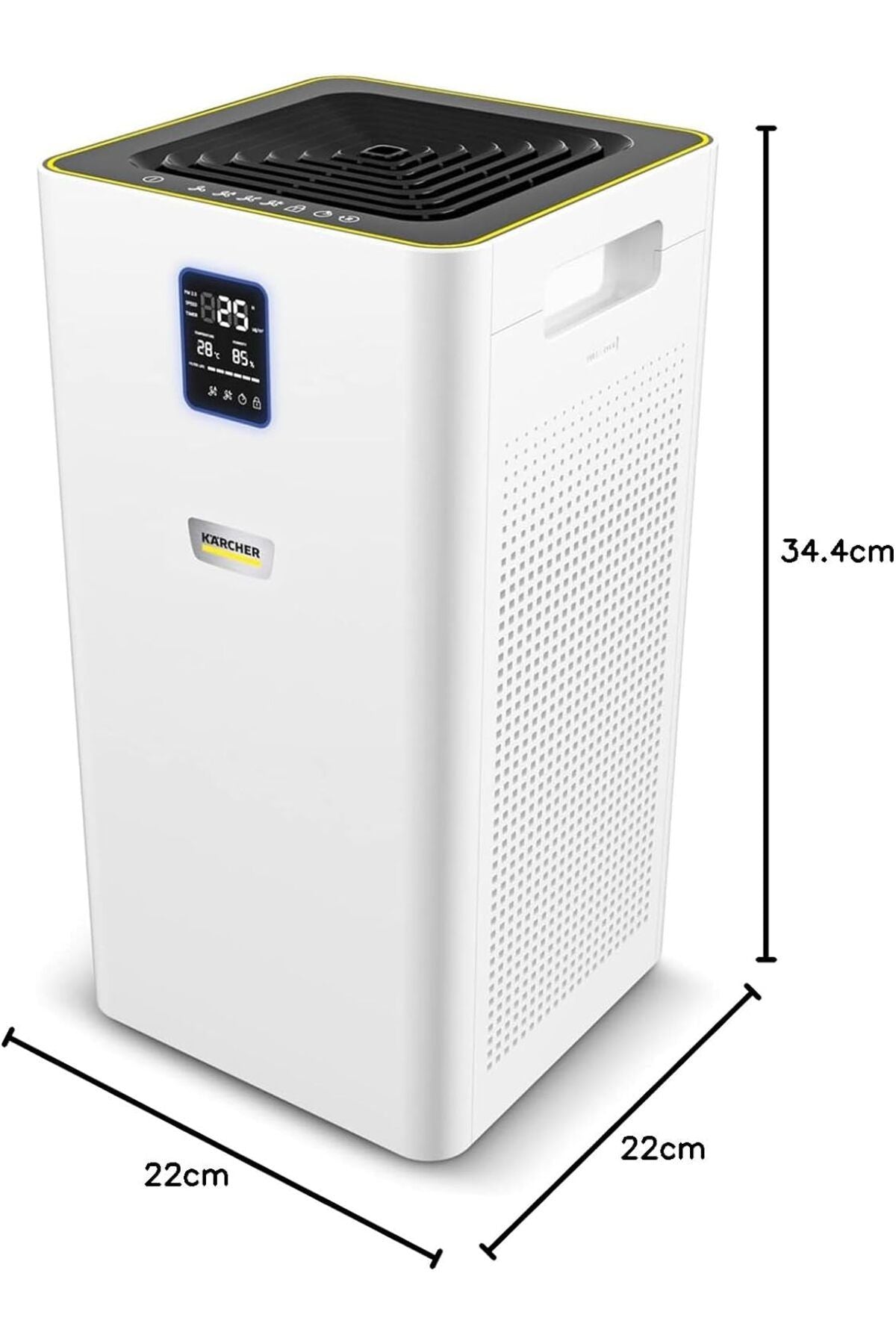 Kärcher  Hava Temizleyici, 20 m² temizleme alanı, Akış hızı 220 m³ hava/saat