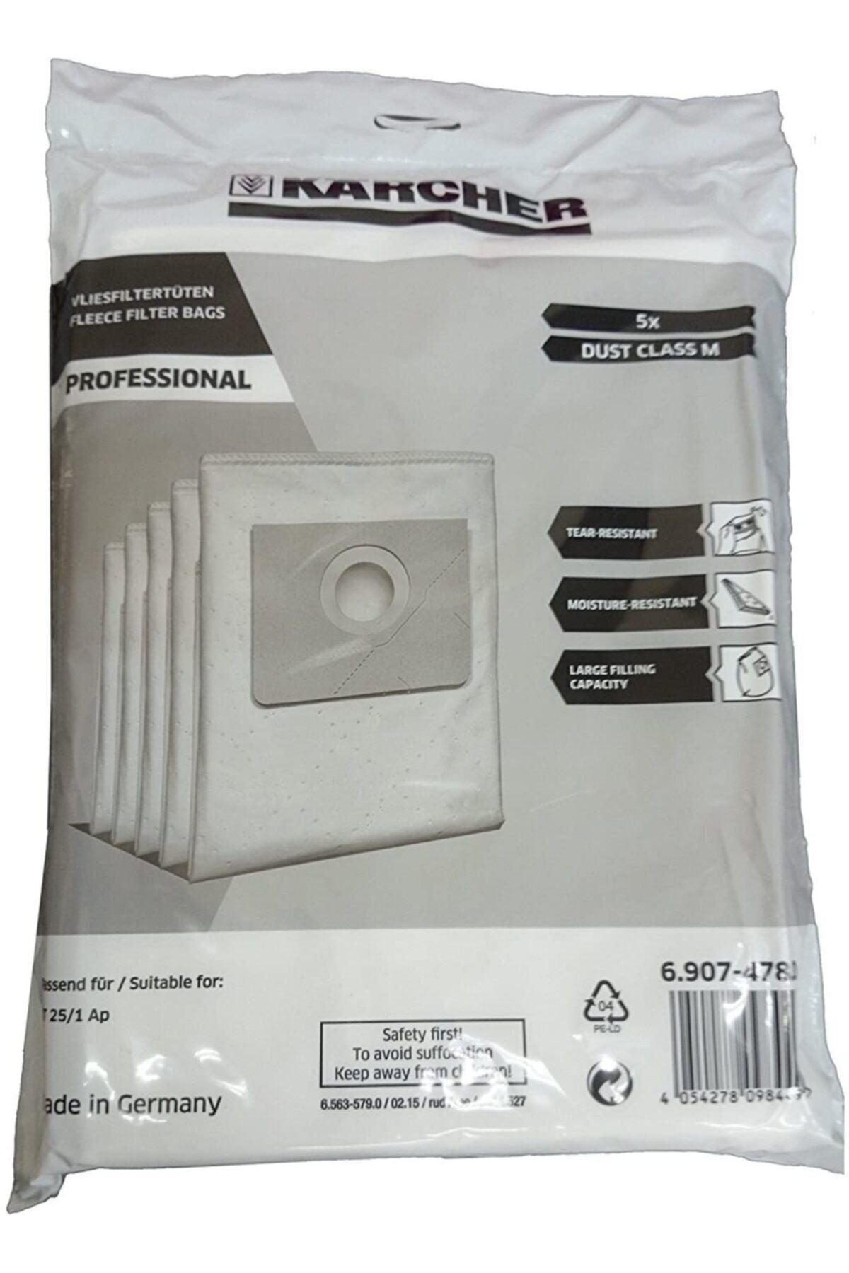 Nt 25/1 Ap Için 5'li Filtre Torbası