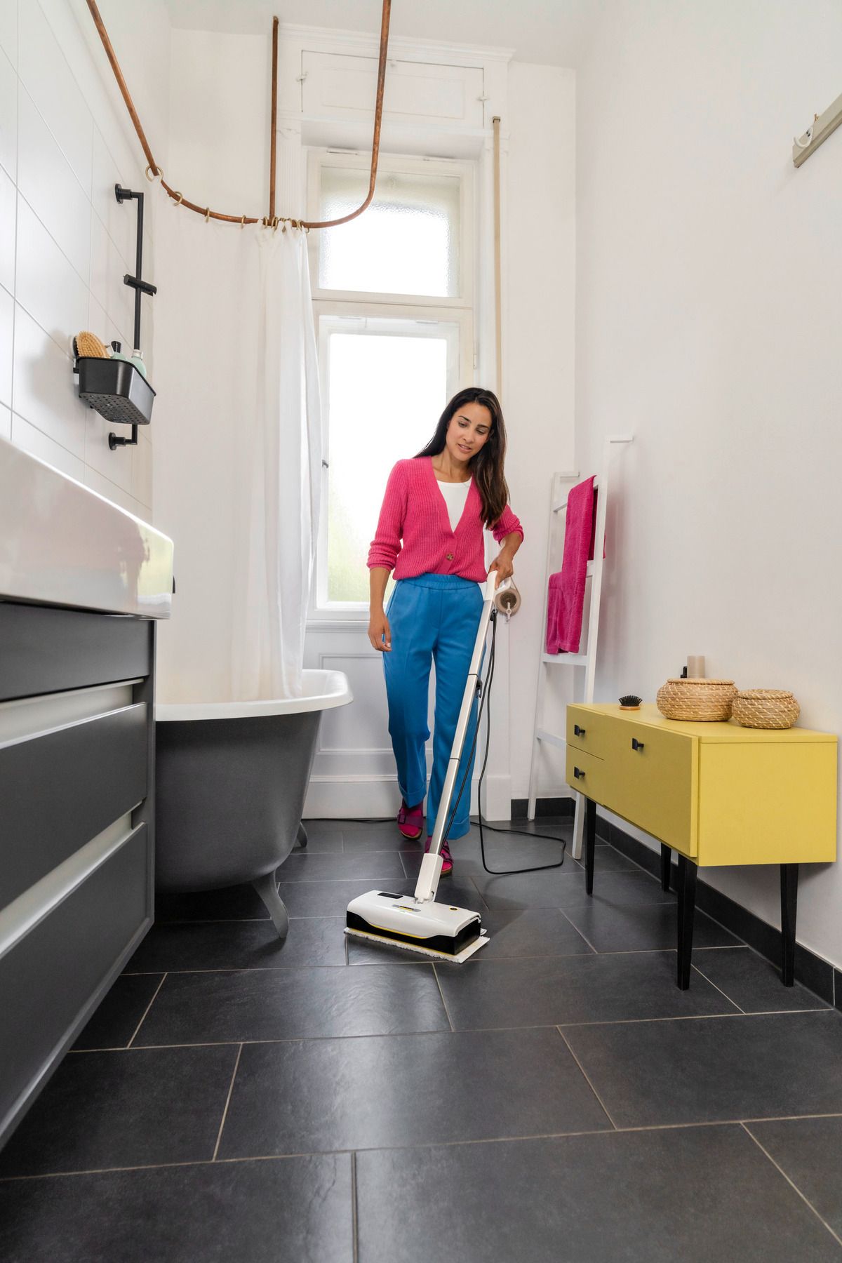 SC 1 Upright Buharlı Temizlik Makinesi