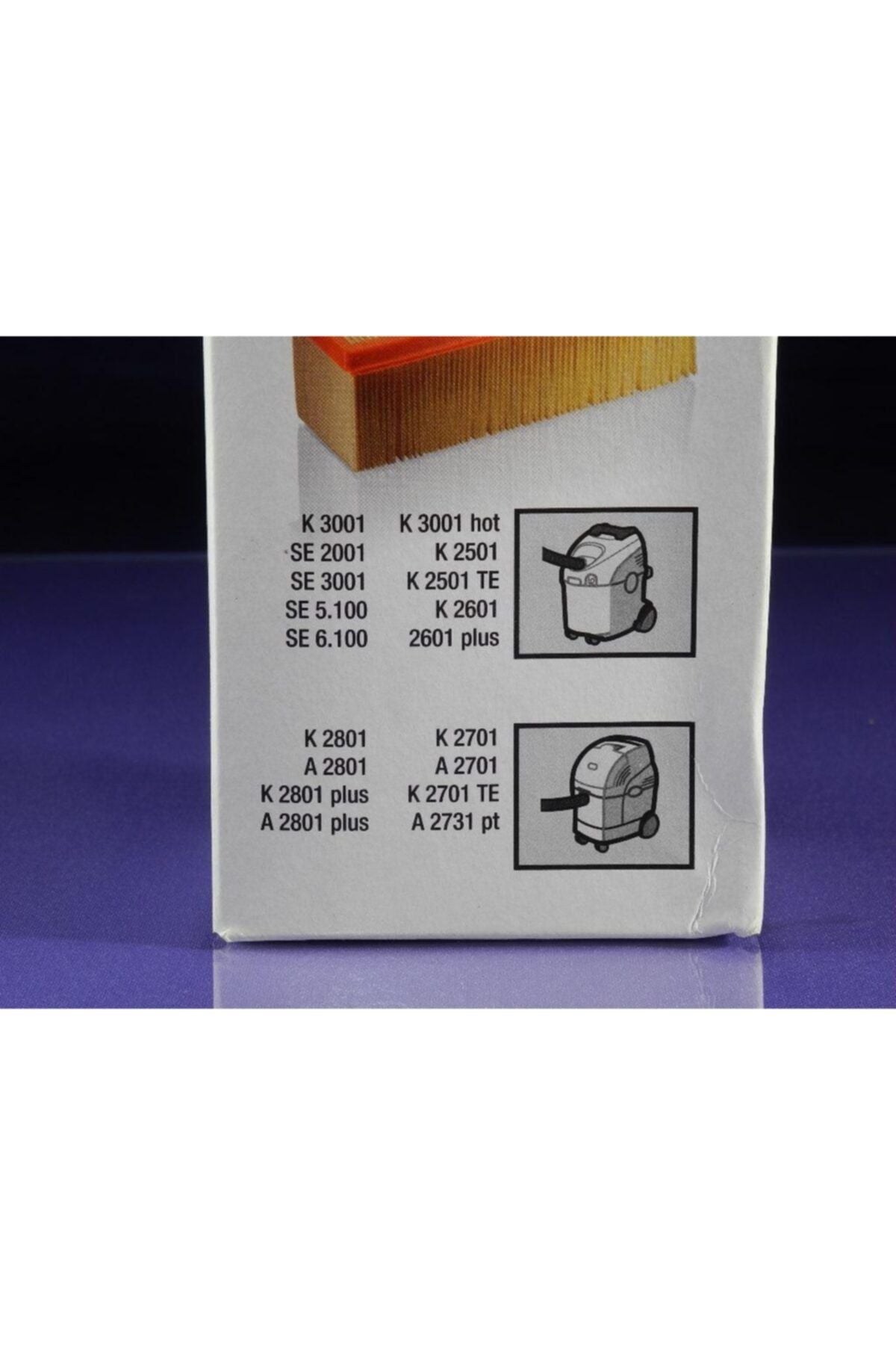 Se5100 Orijinal Düz Katlanmış Filtre 6.414-498.0