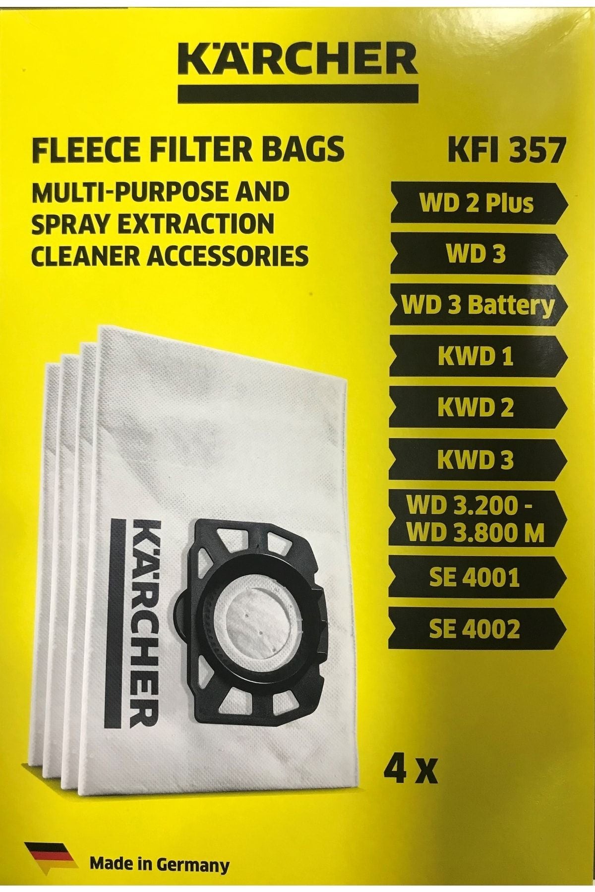 Wd 3 ,kwd 1 ,kwd 3 Toz Torbası Orjinal